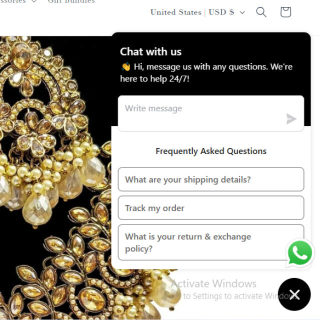 Najma Designs & Co: AI Chatbot Replaces Customer Support Respresentative